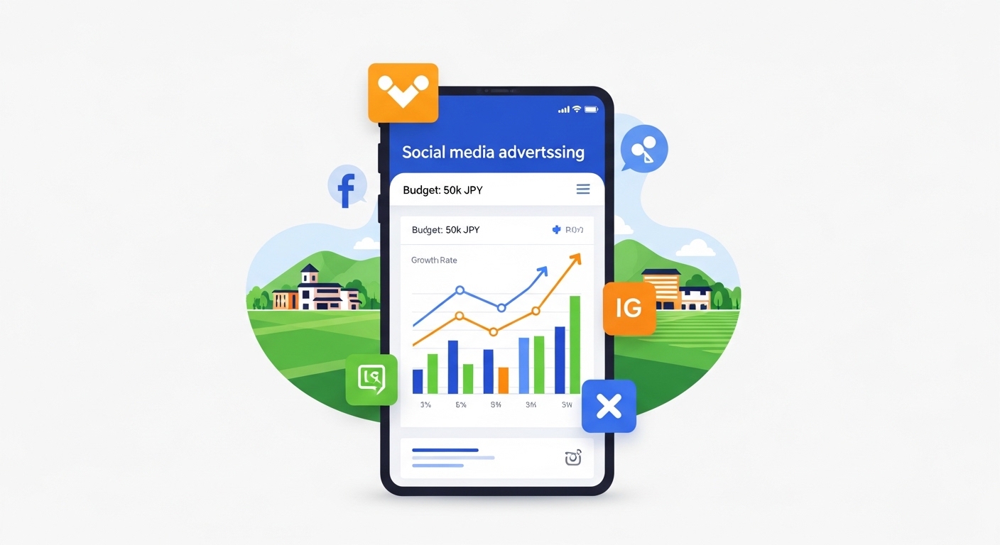 予算5万円から始める地方ビジネスSNS広告成功術
