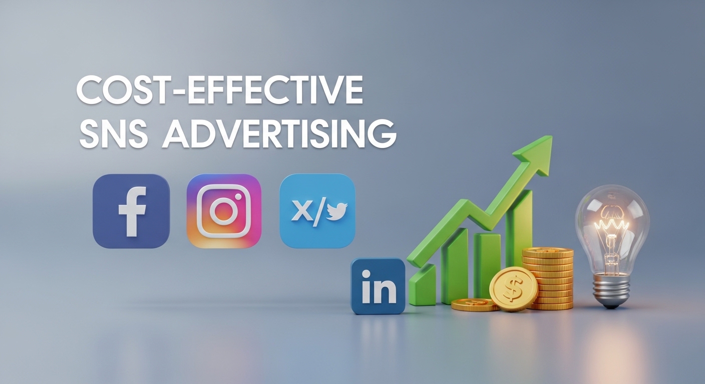 [広告費を最小限に抑える！地方・中小企業向けSNS広告の始め方と効果的な運用術のイメージ画像]