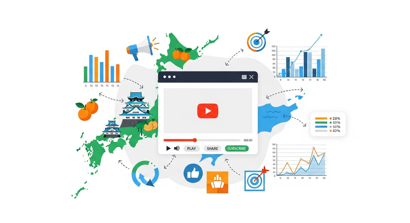 【愛媛県の事例】YouTubeで地域魅力発信！成功戦略と実践ステップ