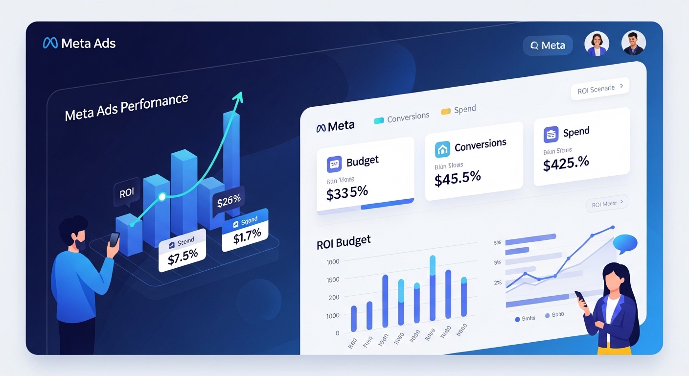Meta広告の費用対効果を徹底解説！予算別シミュレーション