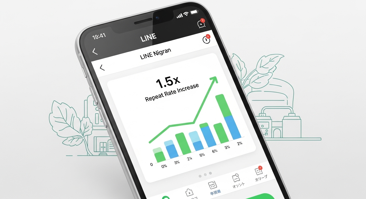 【新潟事例】食品加工業がLINEでリピート率1.5倍！地方企業の顧客育成術