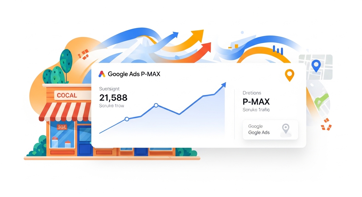 地方店舗向けP-MAX活用法！Google広告で来店集客を最大化する秘訣