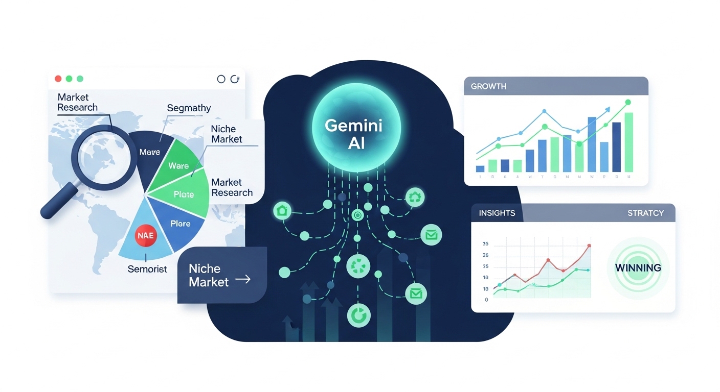 Geminiで市場調査を高速化！ニッチ市場で勝つためのAI活用法