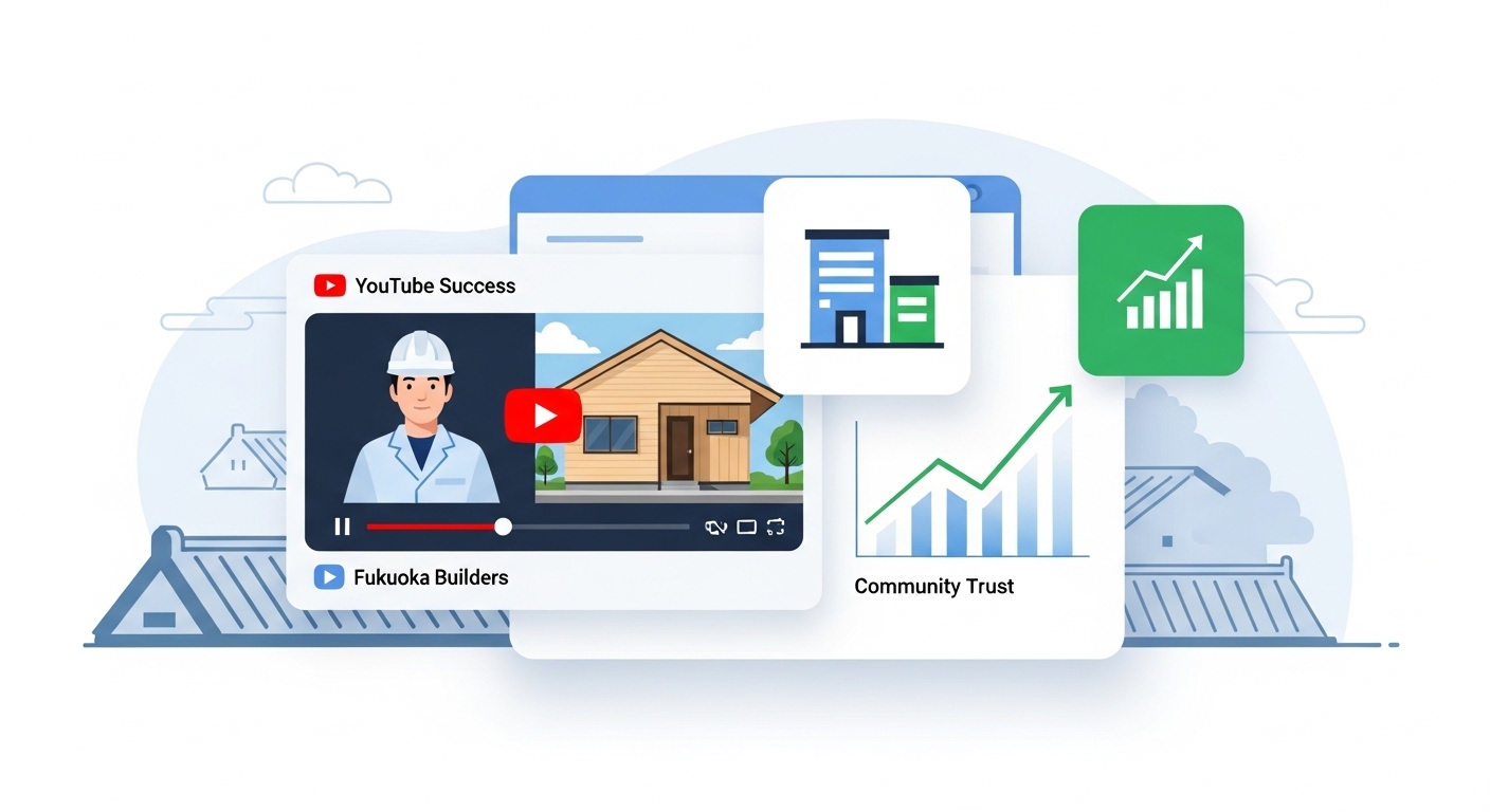 【福岡県事例】工務店がYouTubeで信頼を勝ち取った秘訣
