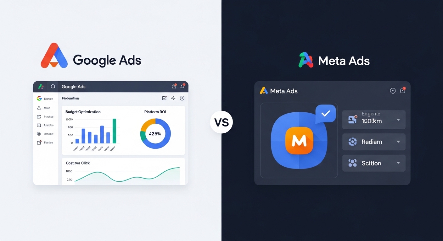 低予算で始めるWeb広告：Google広告 vs Meta広告の賢い選び方