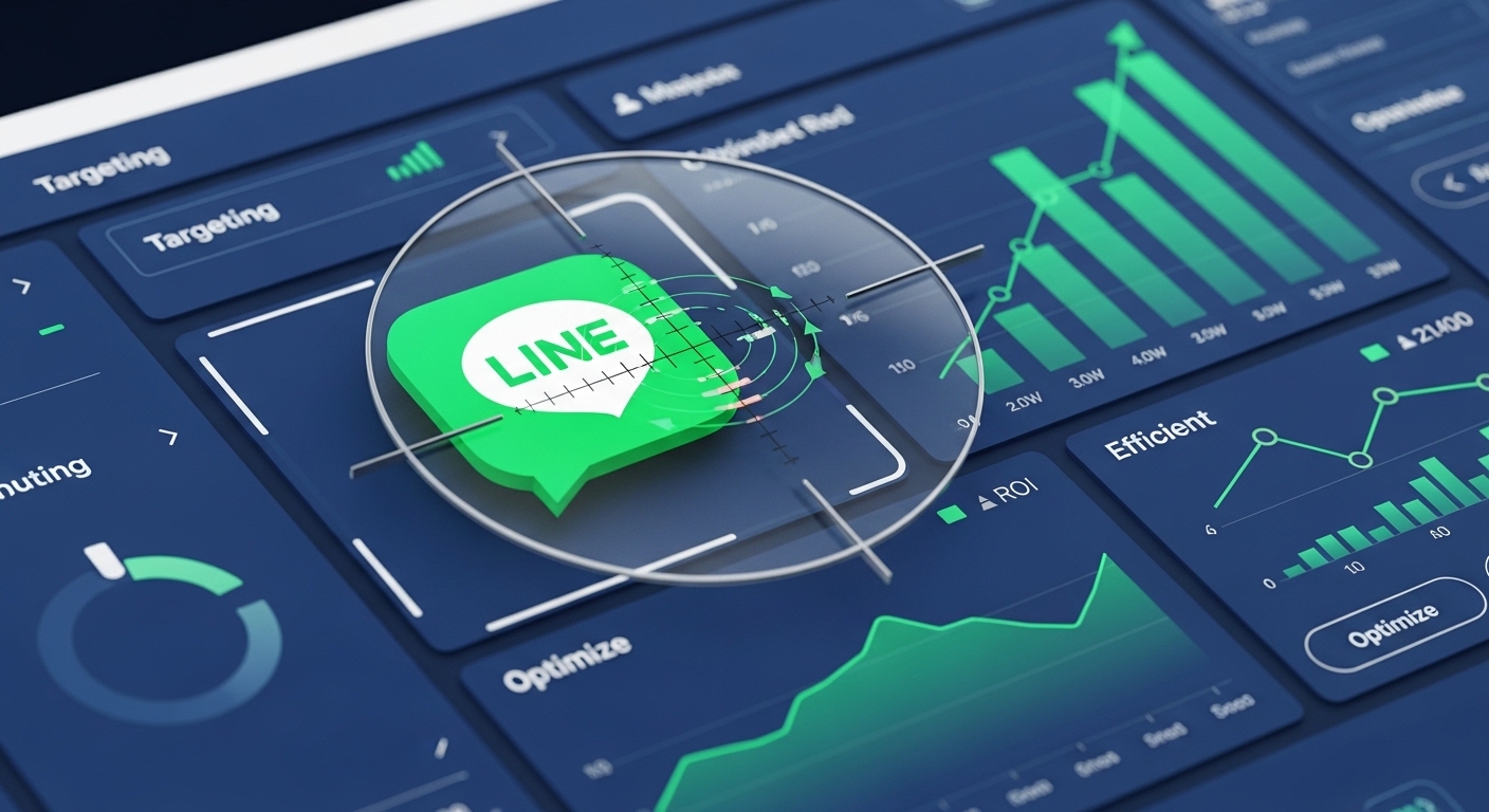LINE広告は効果ない？費用を無駄にしないための正しいターゲティングのイメージ画像