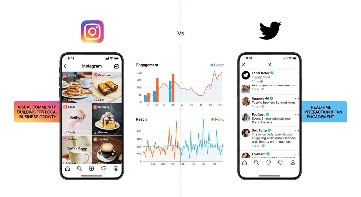 地方企業のSNS戦略：InstagramとX(Twitter)徹底比較