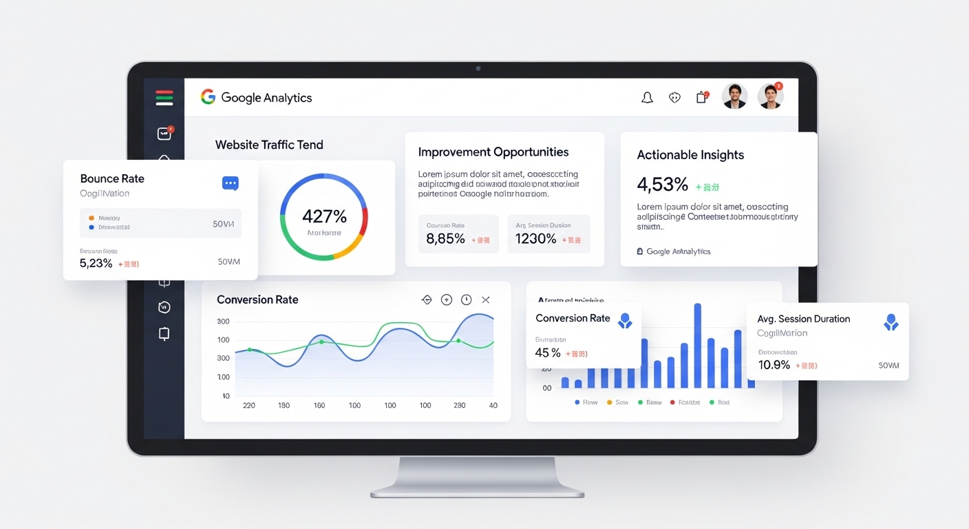 Googleアナリティクス 初心者 使い方 サイト分析 改善点 見つけ方のイメージ画像
