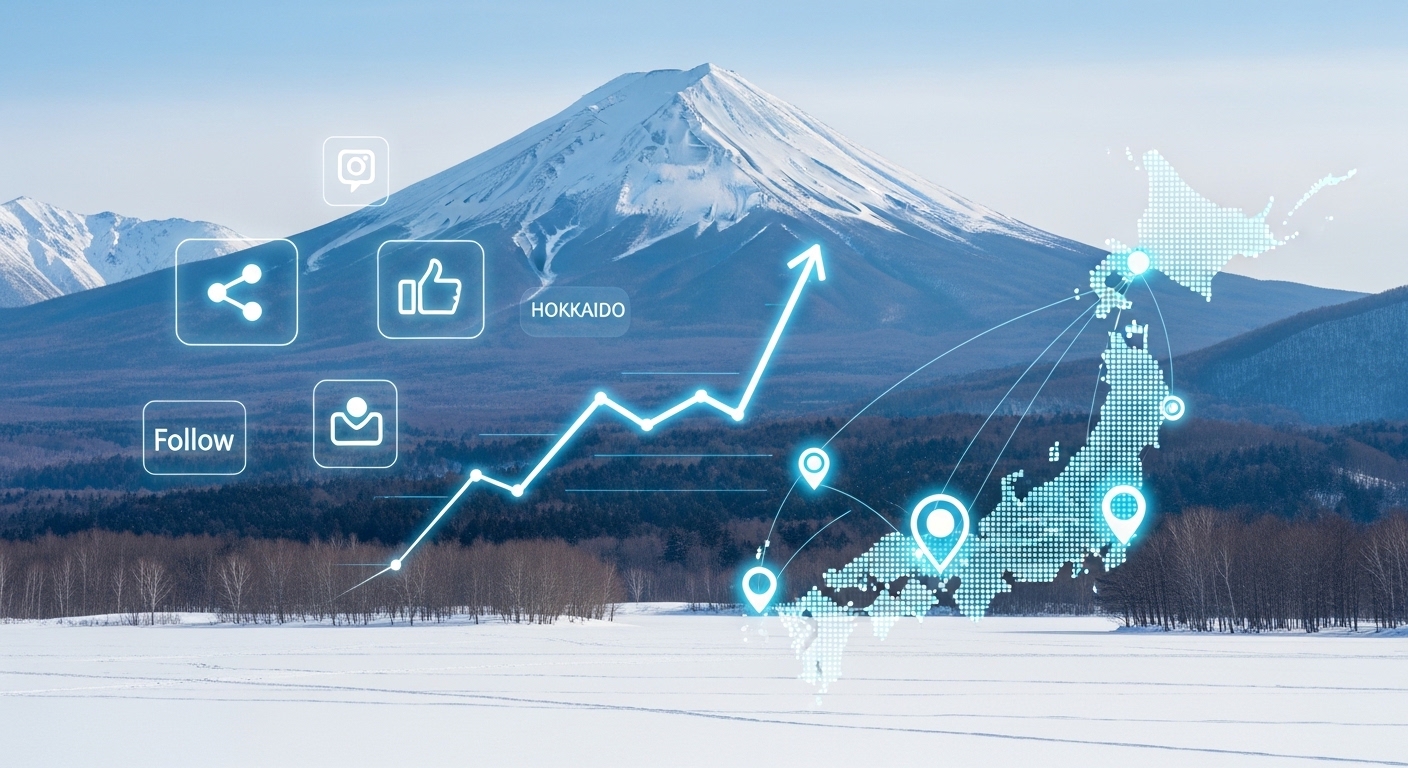 【北海道事例】観光客を呼ぶSNS集客成功戦略