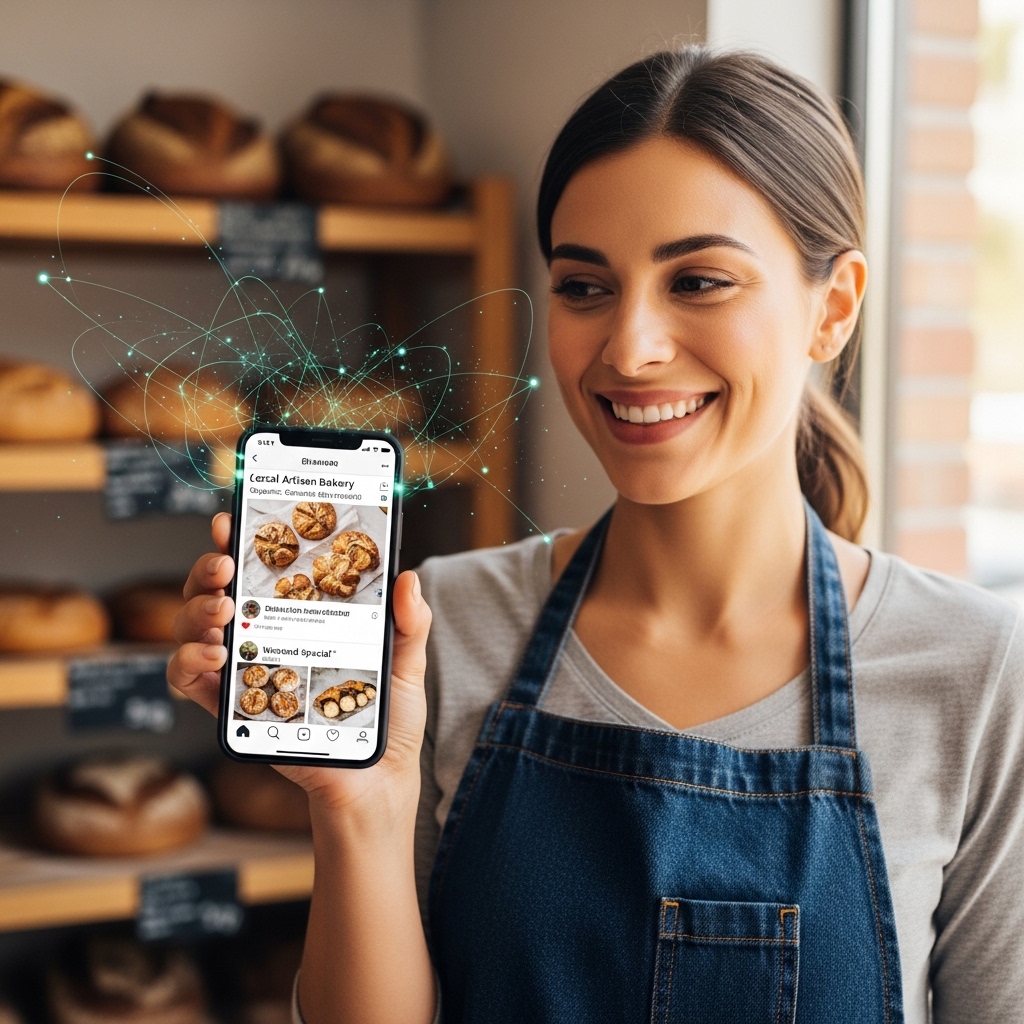 SNS運用で顧客と繋がる地方企業の担当者