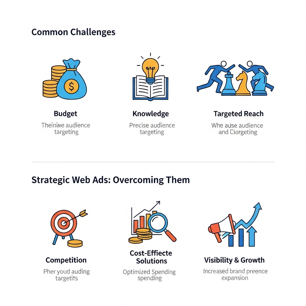 地方中小企業が抱えるWeb広告の課題と解決策の図