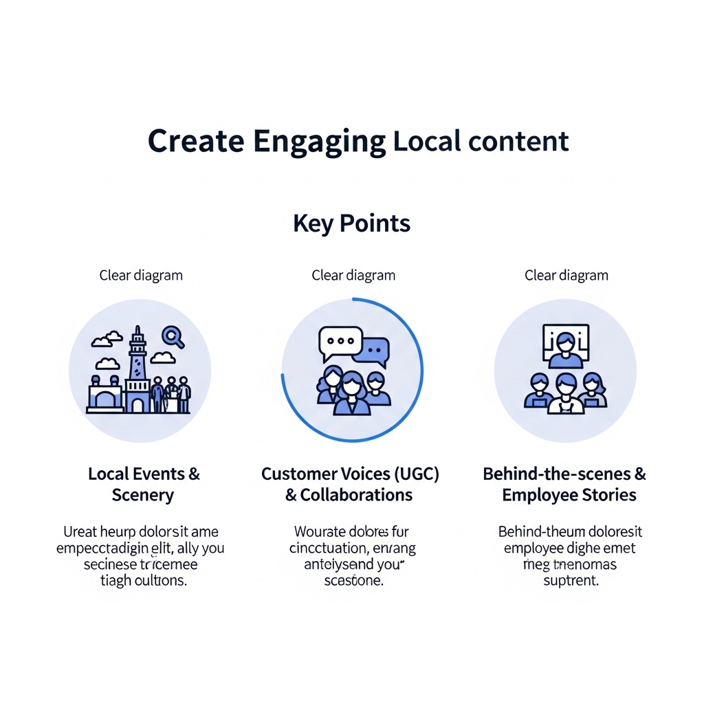 図解：地域密着型コンテンツ作成のポイント