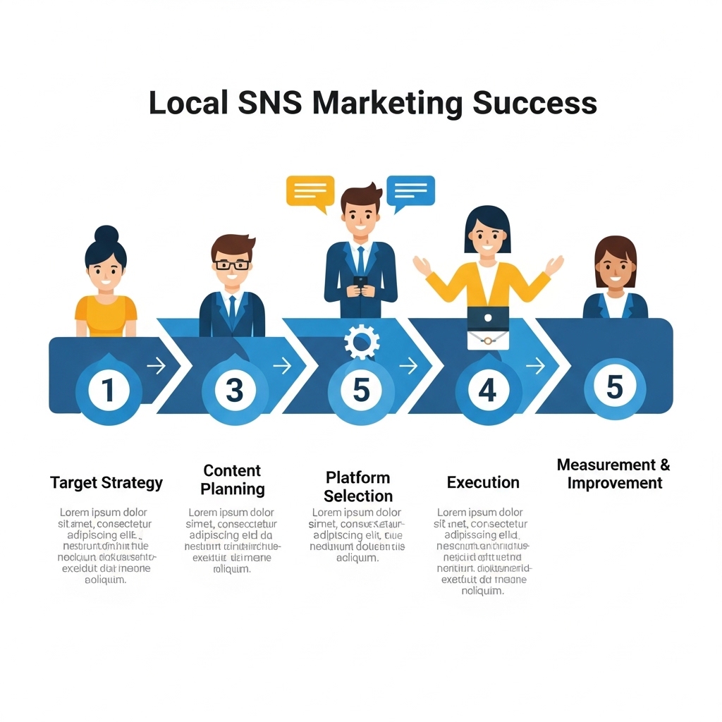 図解:地方発SNS集客成功の仕組み