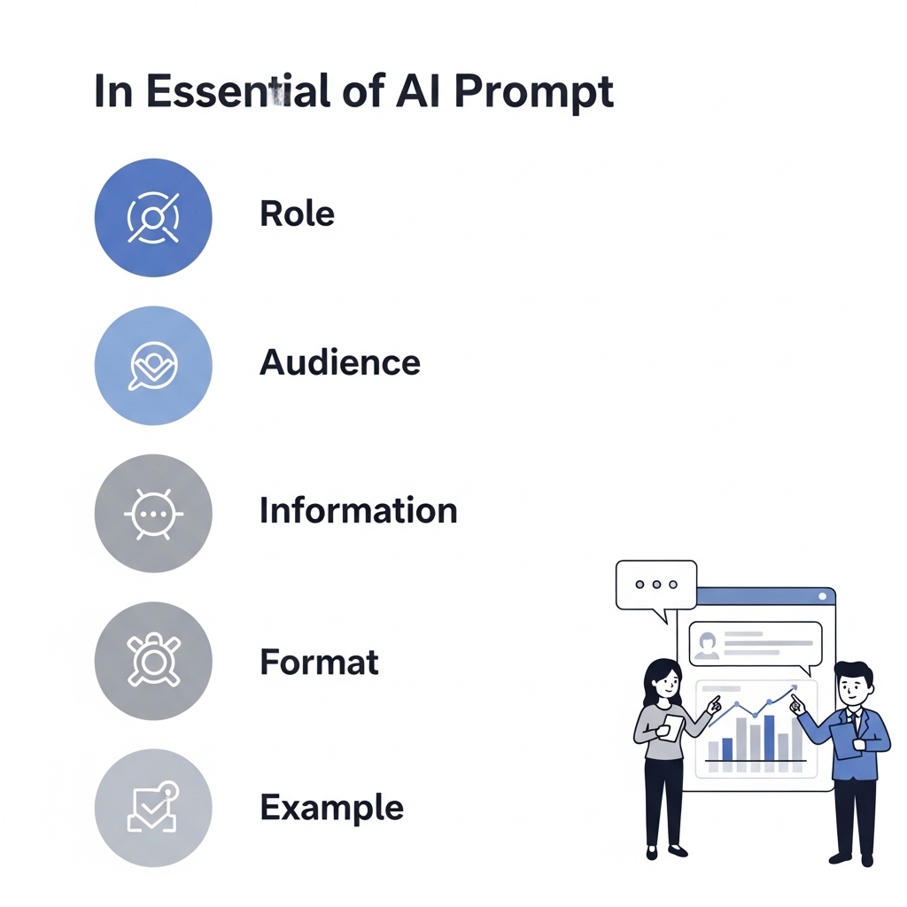 図解：効果的なプロンプトの要素