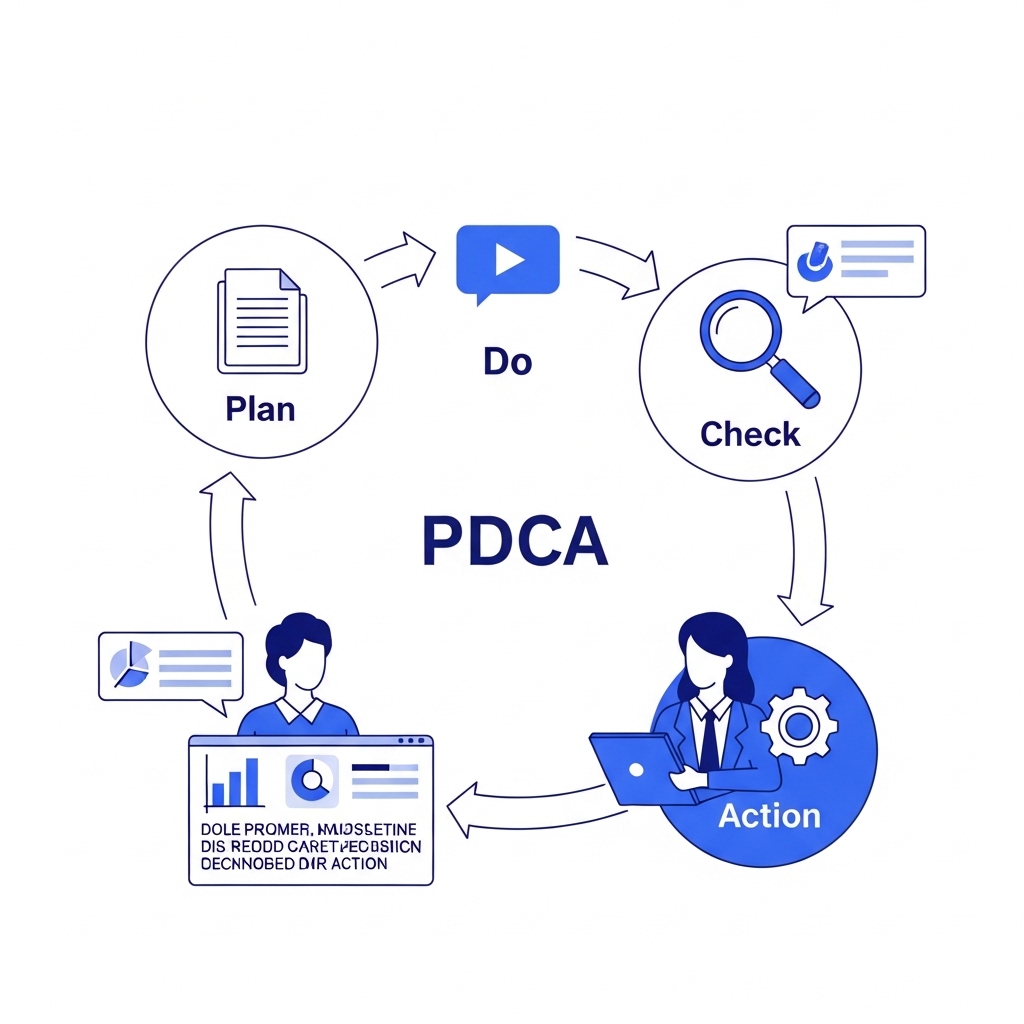 図解:広告運用のPDCAサイクル