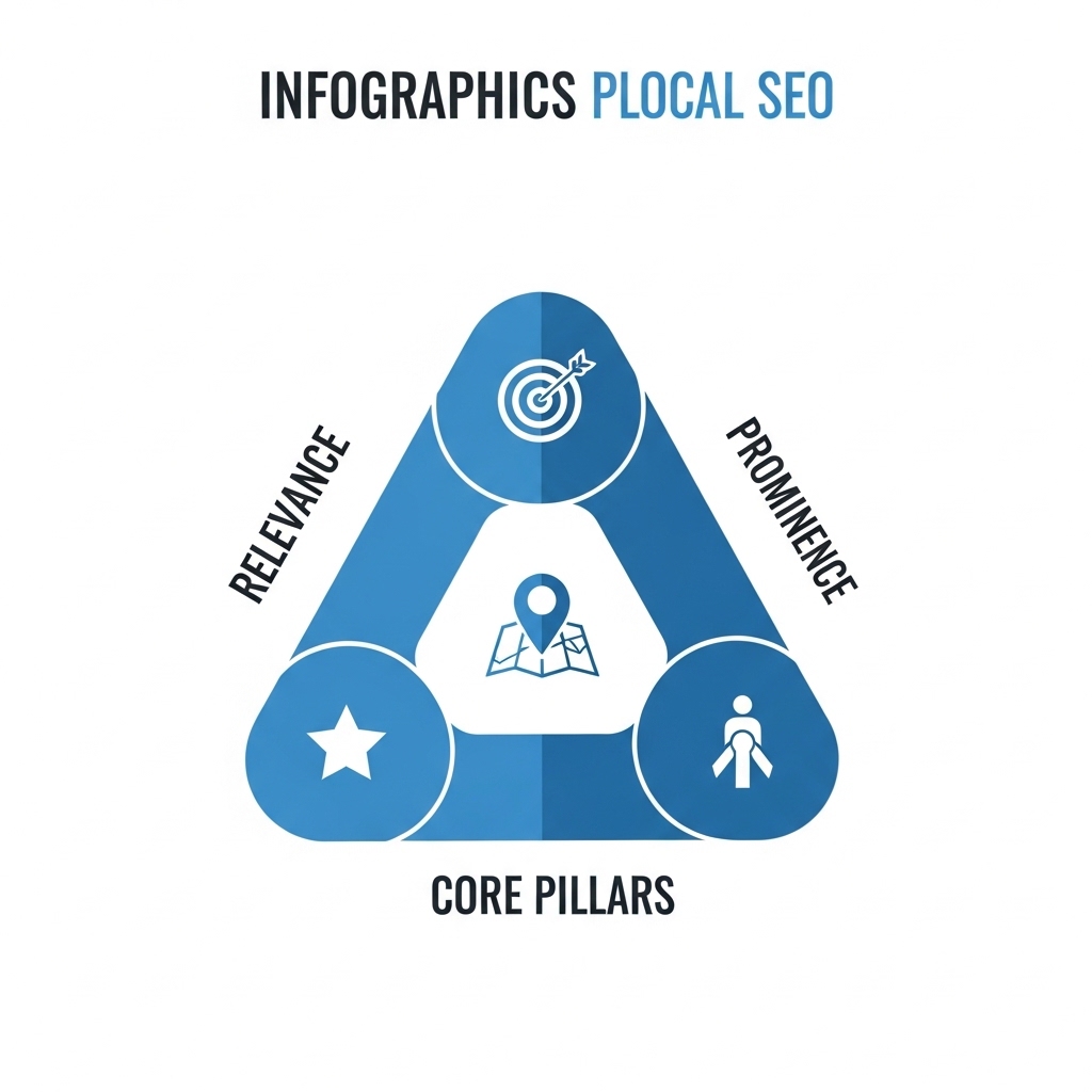 図解:ローカルSEOの3要素