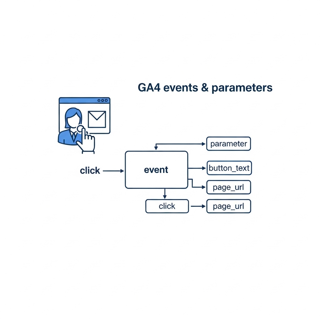 図解：GA4のイベントとパラメータの仕組み