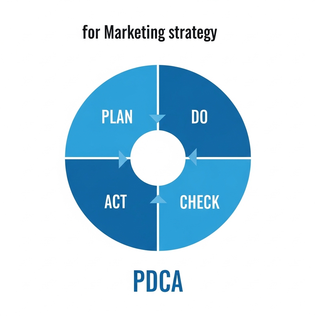 図解：マーケティングのPDCAサイクル