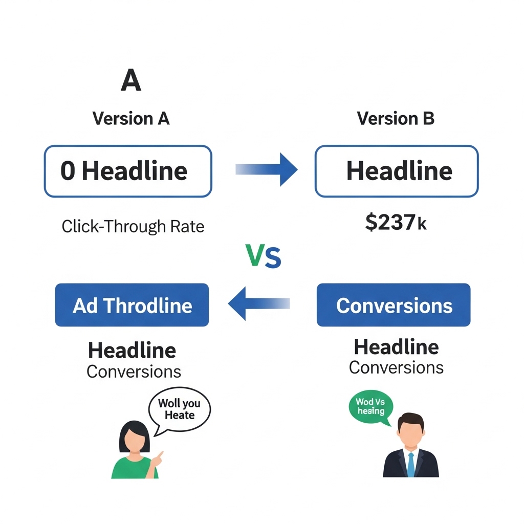 図解：広告文のA/Bテスト
