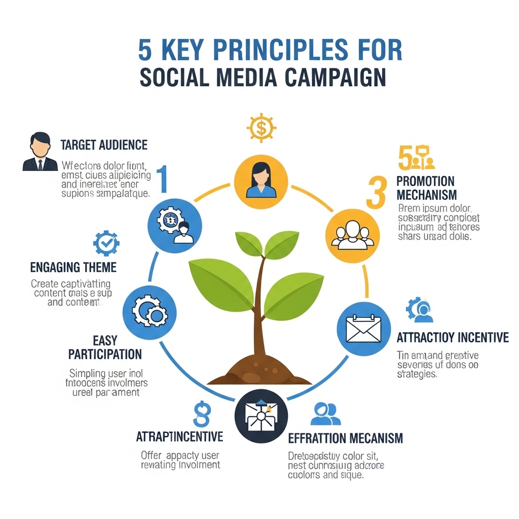 図解:成功するSNSキャンペーン設計の5原則