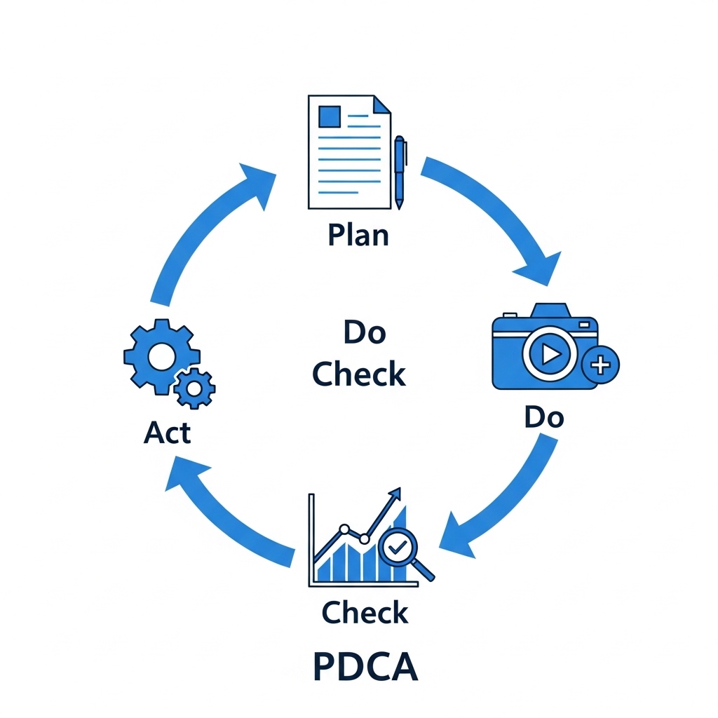 図解：Instagram運用PDCAサイクル