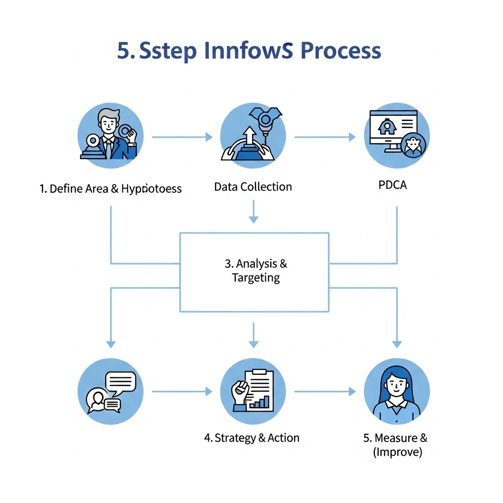 図解:商圏分析の実践5ステップ