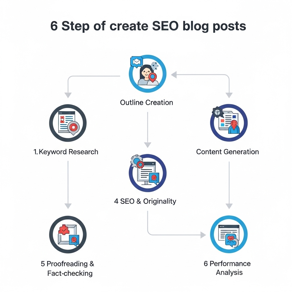 図解:ChatGPTを活用したコンテンツ作成フロー
