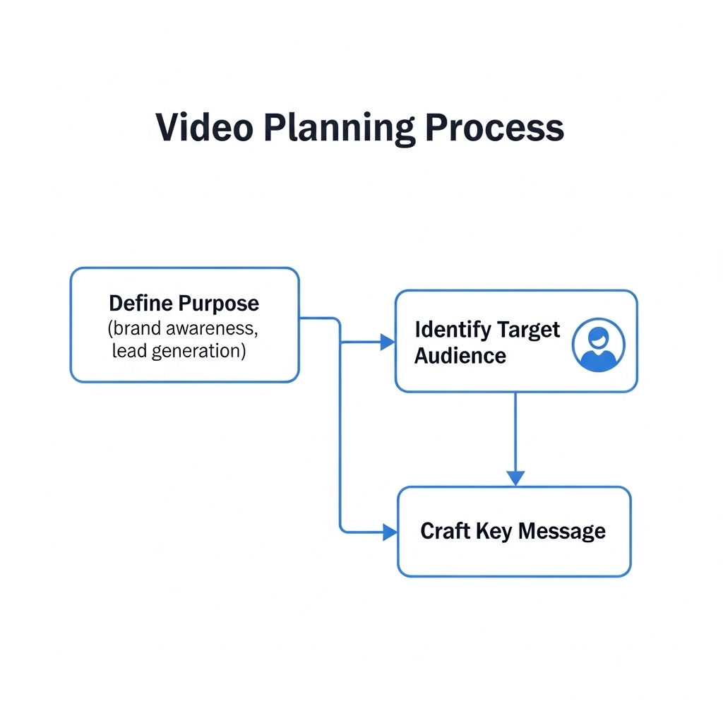 図解：企業PR動画の企画プロセス