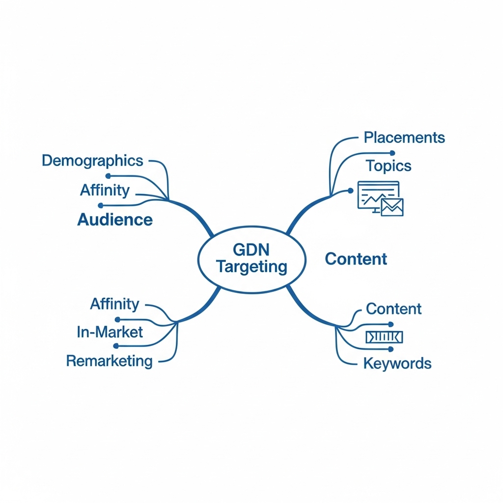 図解：GDNのターゲティング手法