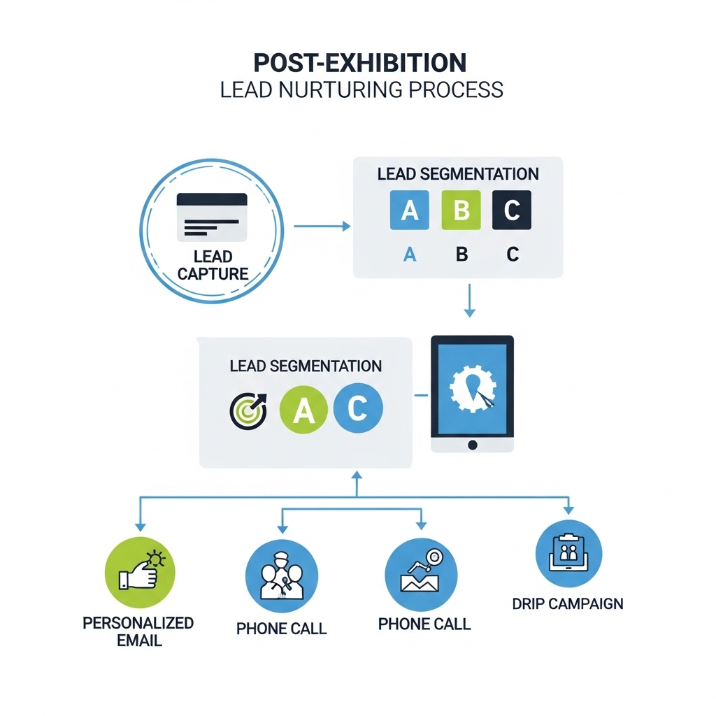 図解：リードナーチャリングのプロセス
