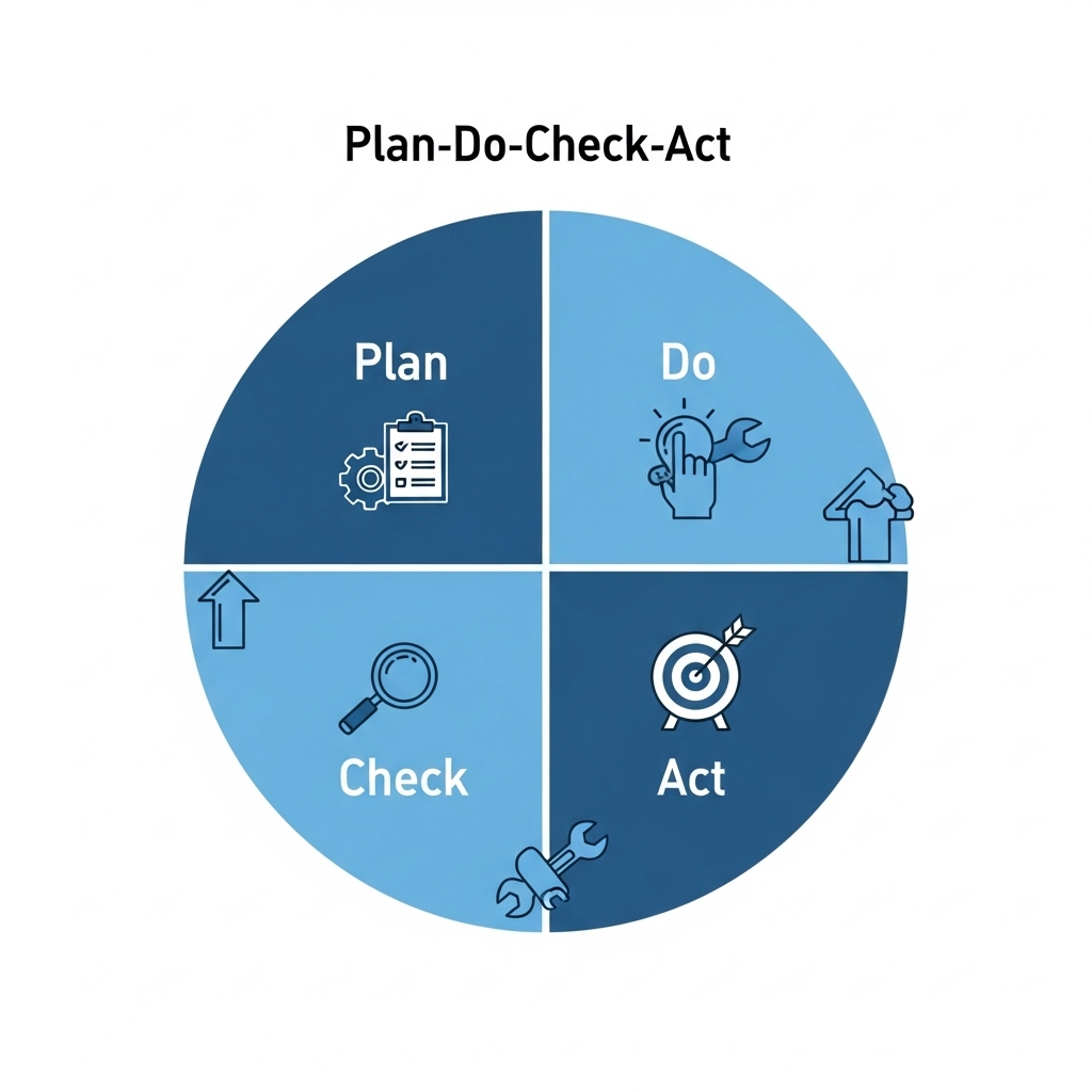 図解:PDCA改善サイクル