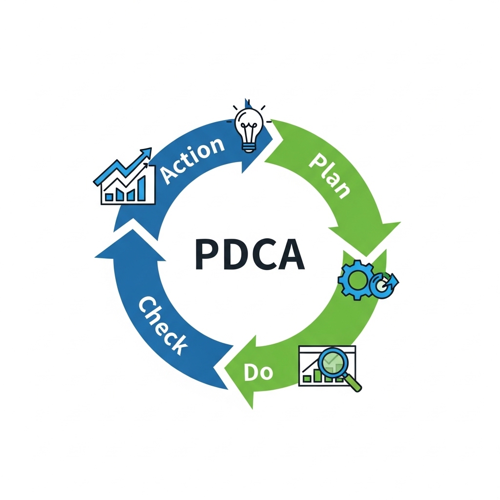図解：Web広告運用のPDCAサイクル