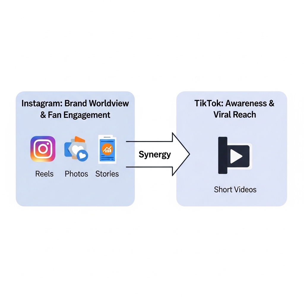 図解：SNSプラットフォームの役割分担