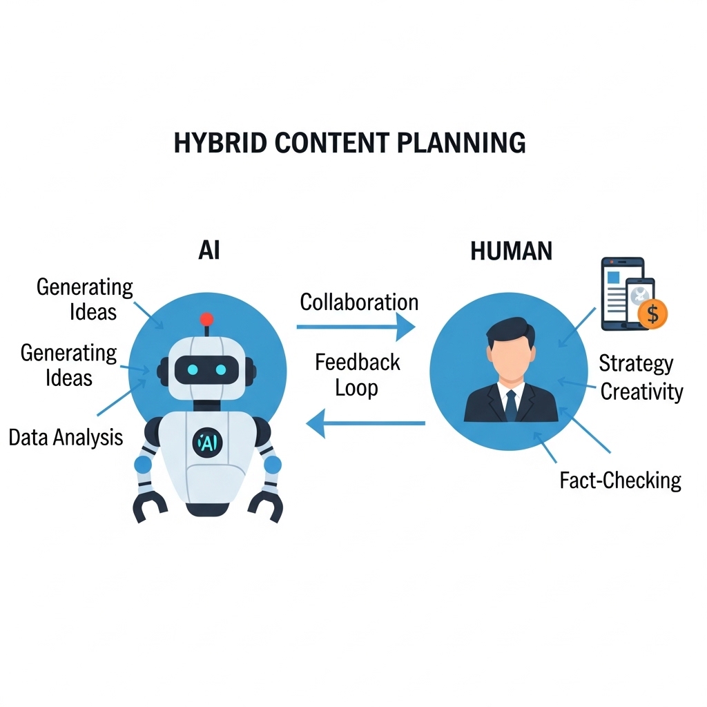 図解：AIと人間が協働するコンテンツ企画