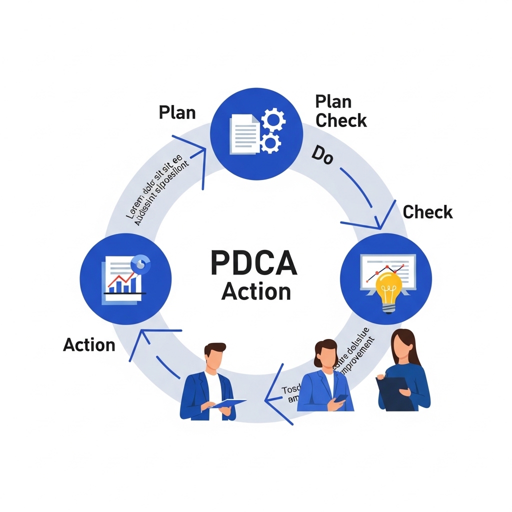 図解：Webサイト改善のPDCAサイクル