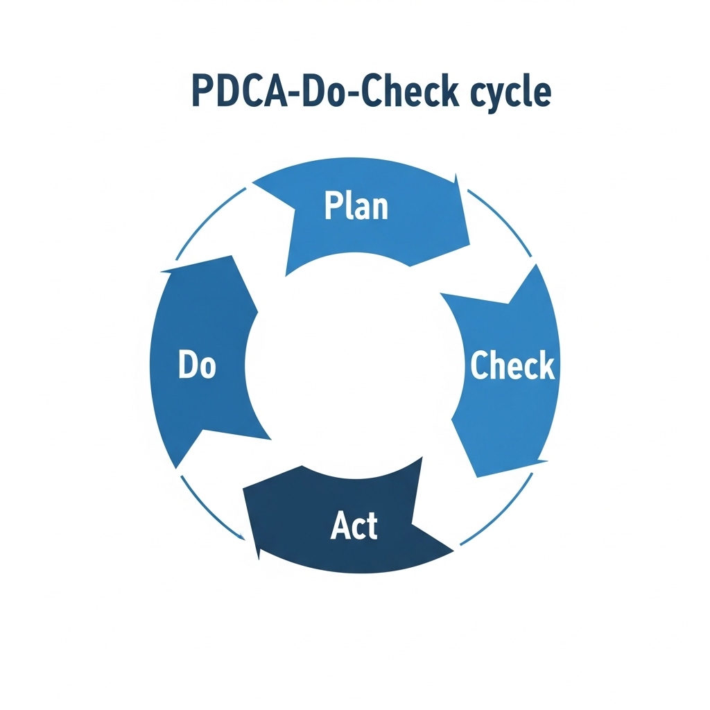 図解：PDCAサイクル