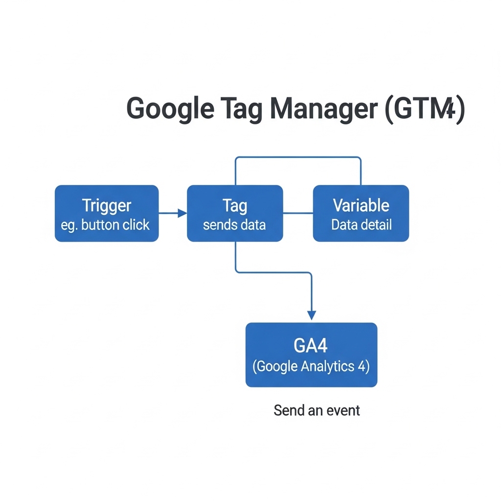 図解：Googleタグマネージャーの仕組み