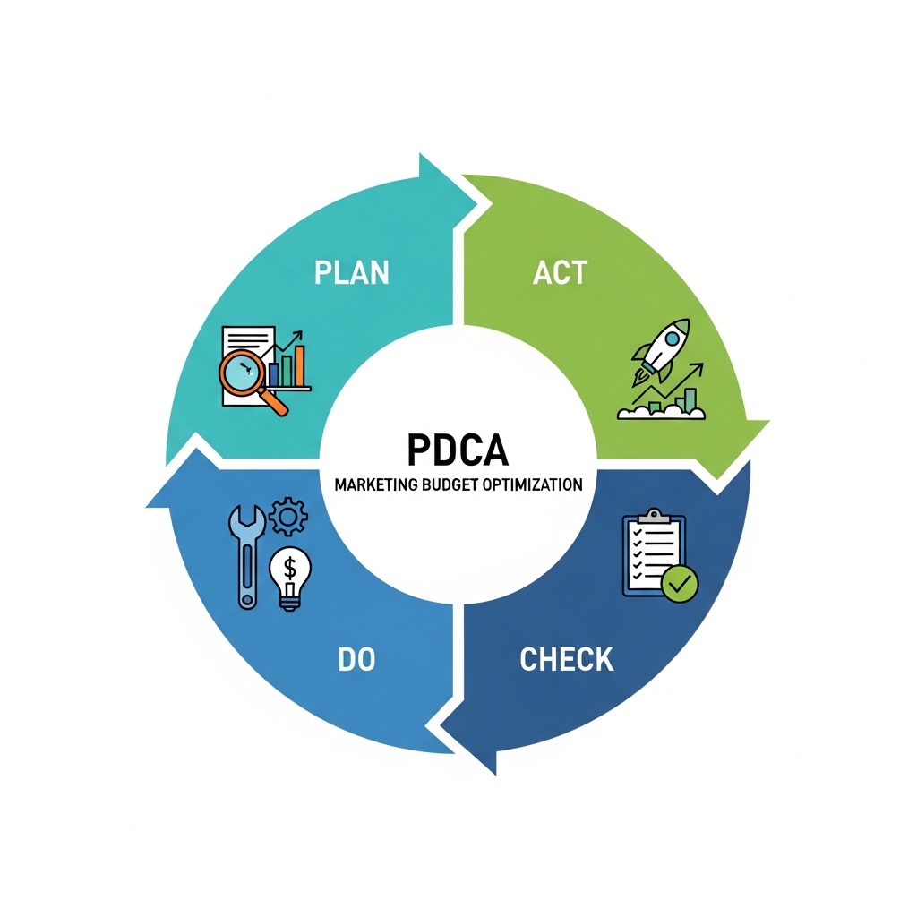図解：マーケティングのPDCAサイクル