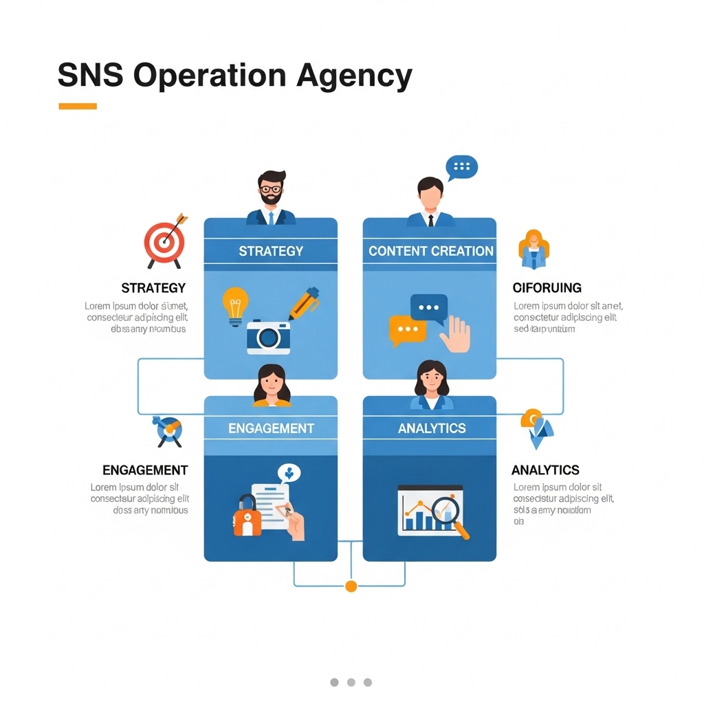 図解：SNS運用代行の業務範囲
