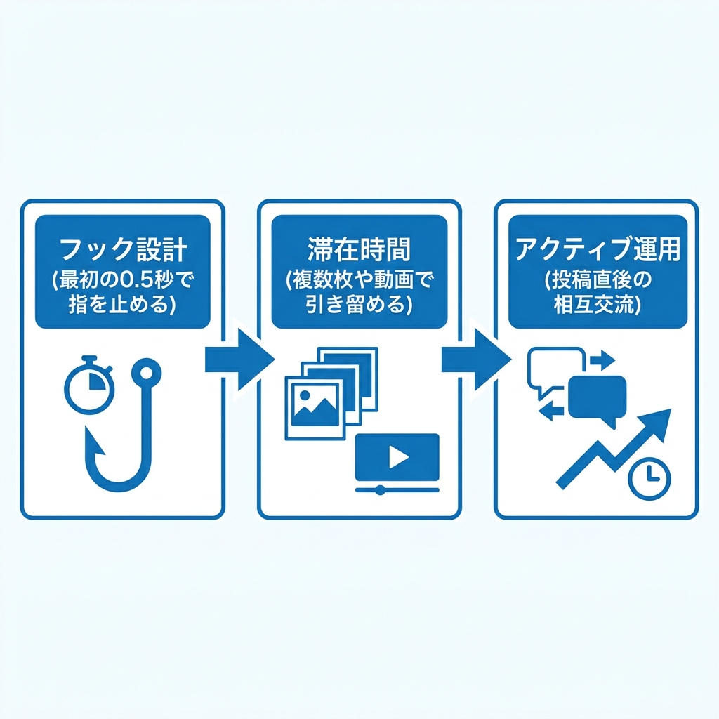 図解:初速を上げる3つの仕掛けプロセス