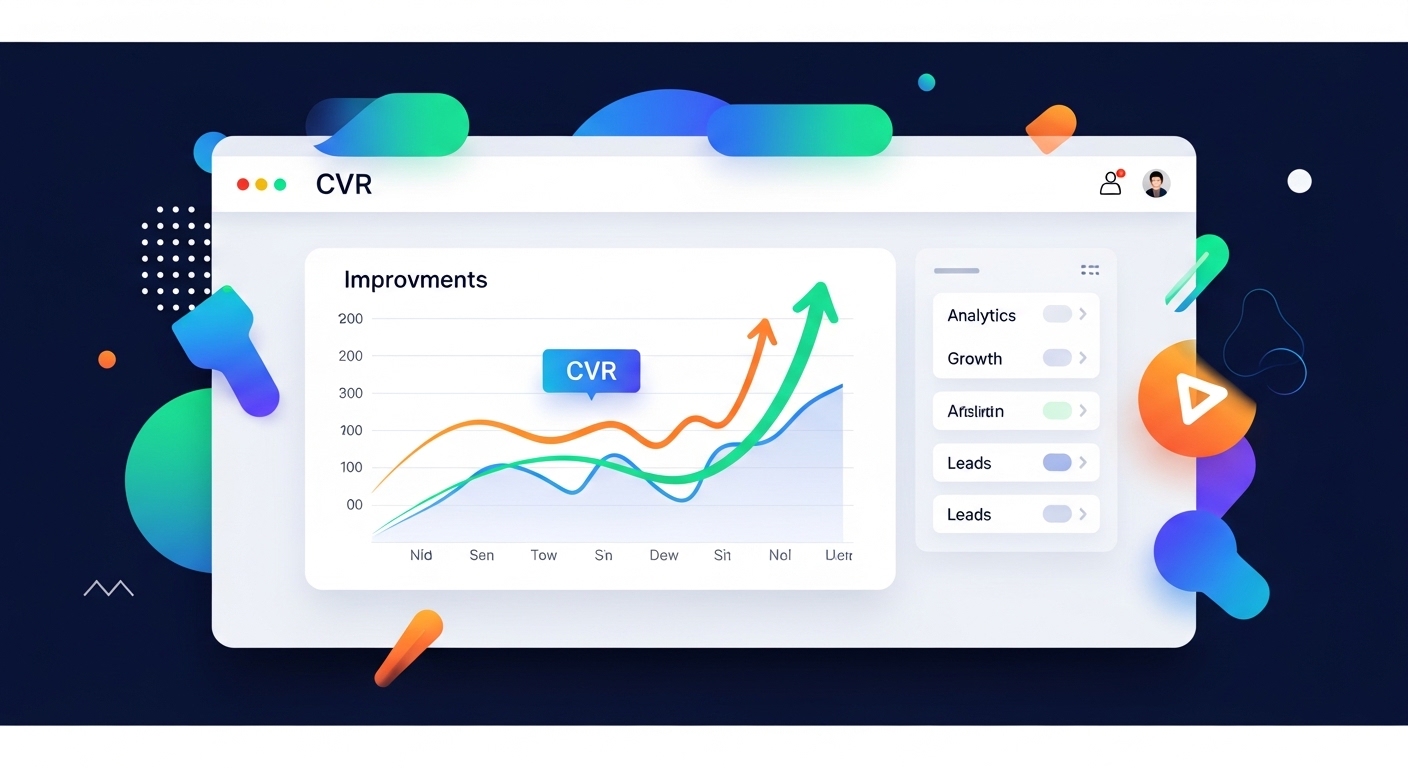 集客できるサイトへ！中小企業のためのCVR改善テクニックのイメージ画像