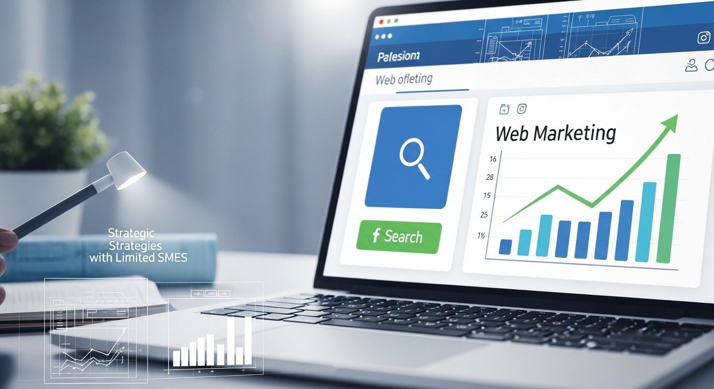 [中小企業向けWebマーケティングの始め方：リソース・予算がなくてもできる戦略のイメージ画像]