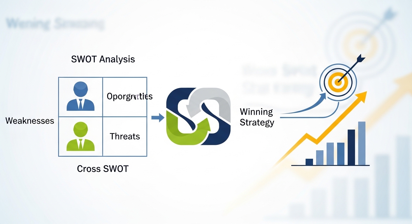 SWOT分析とクロスSWOT分析：自社の現状把握から「勝てる戦略」を導き出す方法 | 株式会社Kotoba