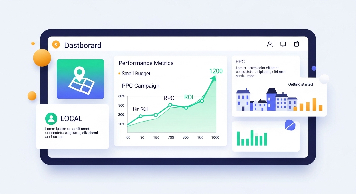 Web広告を少額から始める地方企業の担当者が費用対効果を向上させるイメージ画像